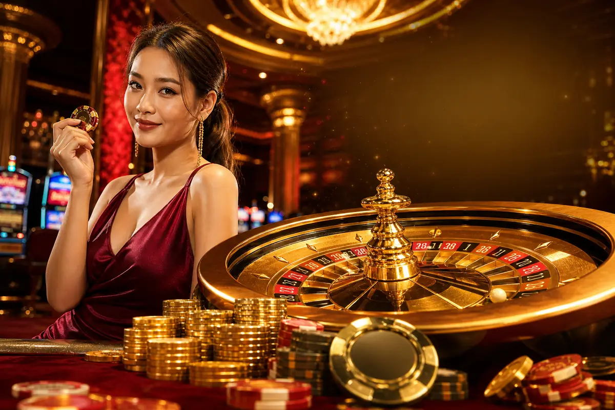 vw2 Casino live dealer baccarat table